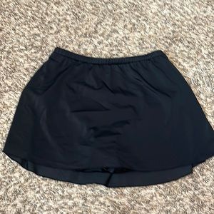 Ruby Ribbon Black Swim Skirt 8